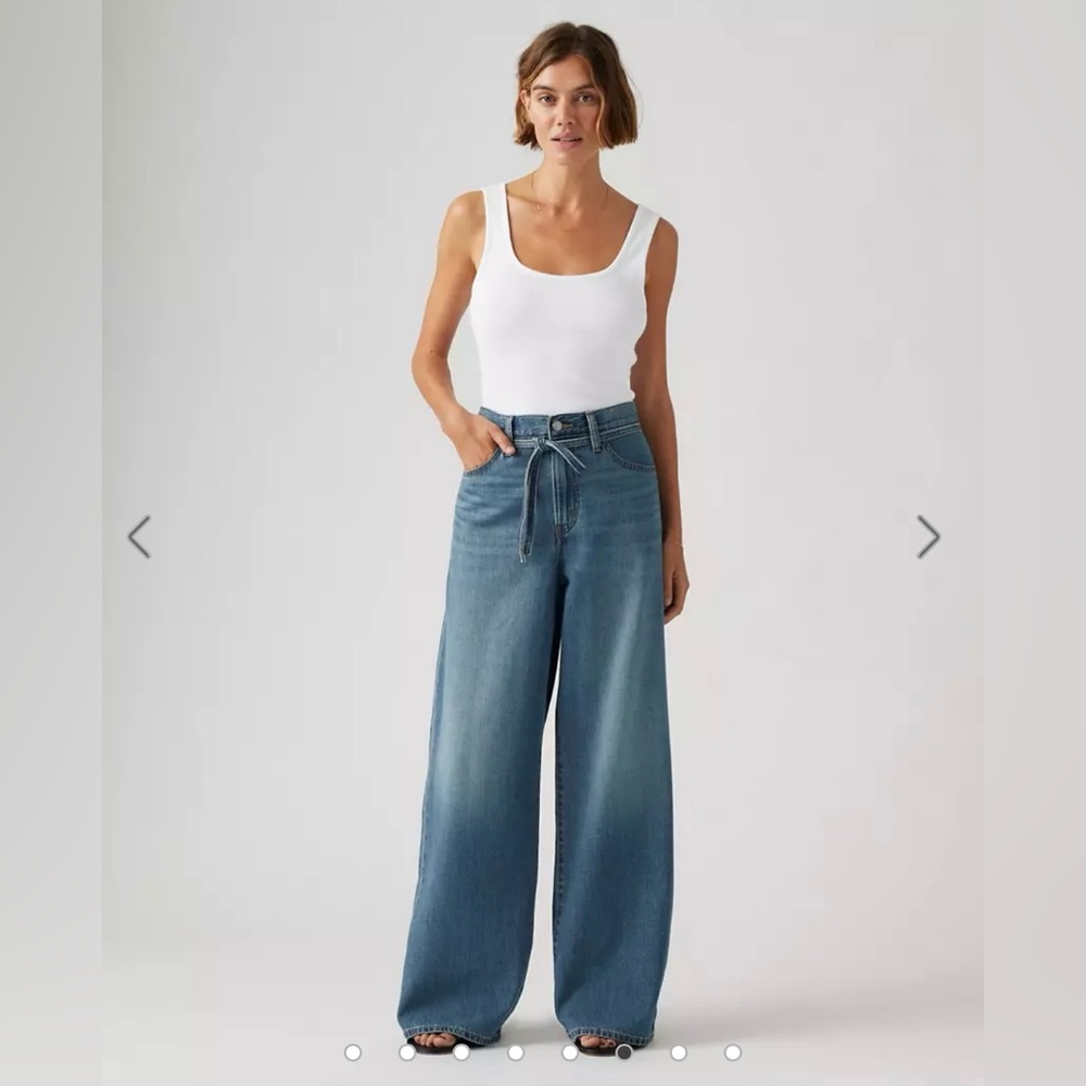 Levi’s XL Baggy Straight Linen & Denim Jeans